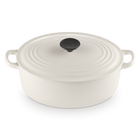 Cast Iron Classic Oval CasseroleCrème image number 4